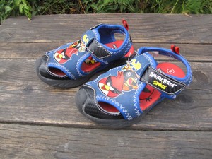 angry birds toddler boys sandals summer closed toe shoes size 8 blue toddler boys sandals size 8