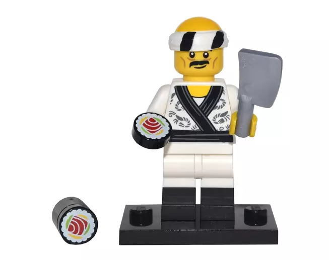 Lego sushi store chef