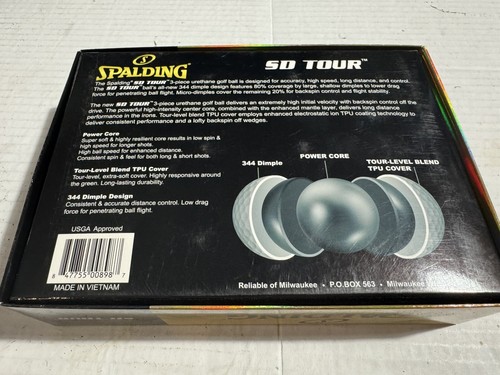 Spalding SD Tour Golf Balls - White, 12 Pack - Picture 3 of 3