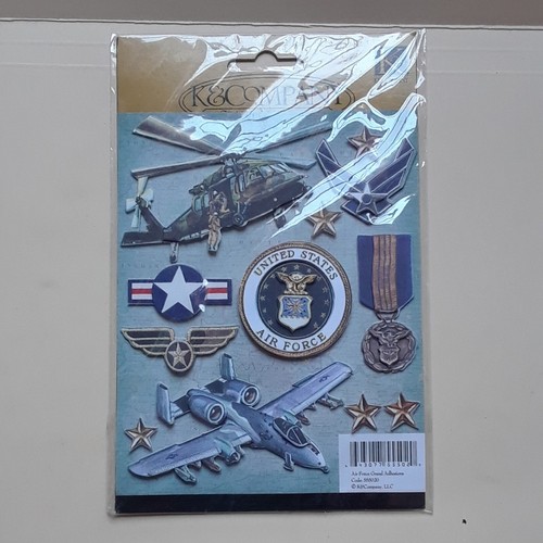 K & Company Creative Imaginations 3 D Stickers Scrapbooking Air Force Brother - Picture 3 of 6