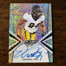 2019 Leaf Flash Emanuel Hall #BA-EH1 Rookie Auto RC