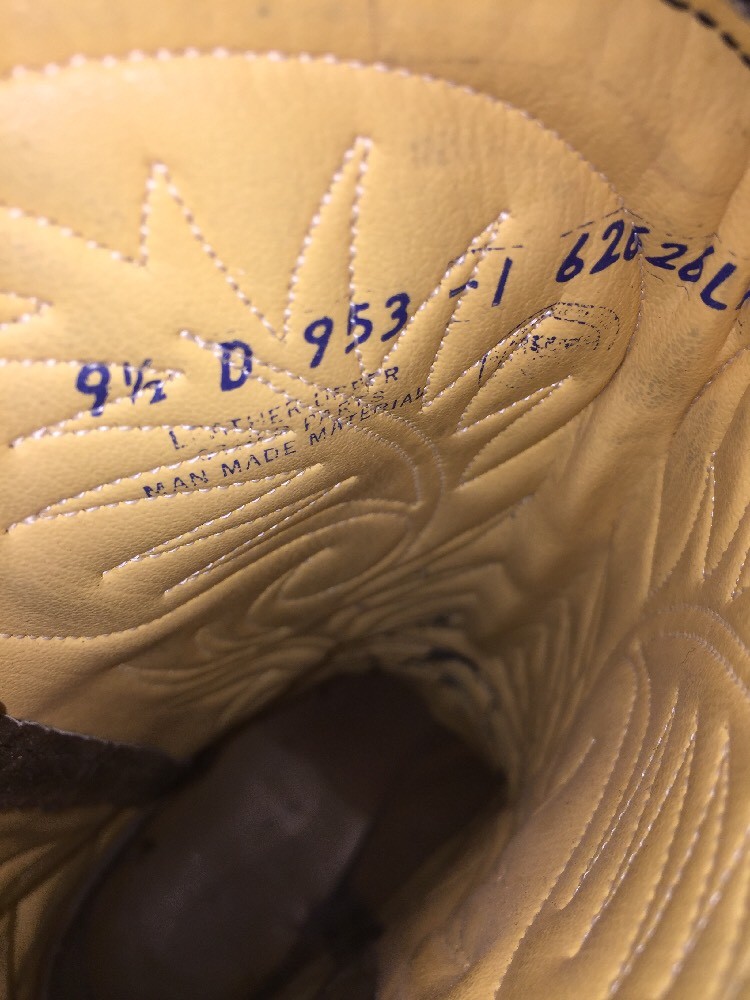 Vintage LAREDO Indian Nation LEATHER Cowboy Stivali Rodeo Eagle LEATHER Nation Uomo Shoes Sz 9.5 dd6417 Vintage LAREDO Indian Nation LEATHER Cowboy Stivali Rodeo Eagle LEATHER Nation Uomo Shoes Sz 9.5 dd6417