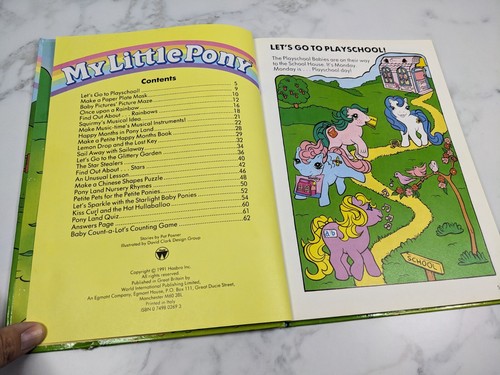 My Little Pony Annual 1992 HC Hardcover Book Vintage Children's - Bild 5 von 7