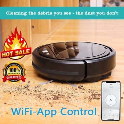 Smart Vacuum Cleaner Robot Anti Fall Auto Microfiber Floor Dust