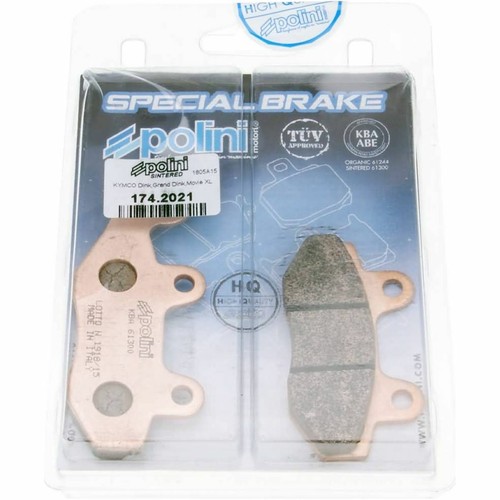 Paire Plaquette de Frein Sintered Avant POLINI Sinnis Qm D Stealth 125 08>10 - Photo 2/3