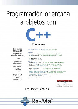 PROGRAMACIÓN ORIENTADA A OBJETOS CON C++. NUEVO. Envío URGENTE. INFORMATICA - Imagen 1 de 1