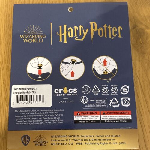 Paquete de 5 dijes Jibbitz Crocs Harry Potter Mortífagos NUEVO - Imagen 2 de 2