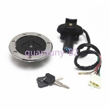 For ZX6R ZX7R ZX9R ZZR600 ZXR Ignition Switch Lock Fuel Gas Cap Key 1Set