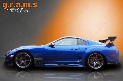 Toyota Supra Ridox Style Side Skirts for Body Kit, Performance, Racing v9 - Picture 6 of 11