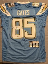 Antonio Gates Chargers Blue Authentic Autographed,Jersey XL(Brand New)”Stitched”