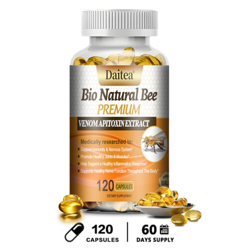 Capsule veleno d'api, Capsule di vena d'abeille, Bee-Venom Capsules 30/60/120 pezzi - Foto 13 di 13