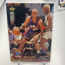 Charles Barkley 1994 Collector's Choice Silver Signature #186  Basketball Card