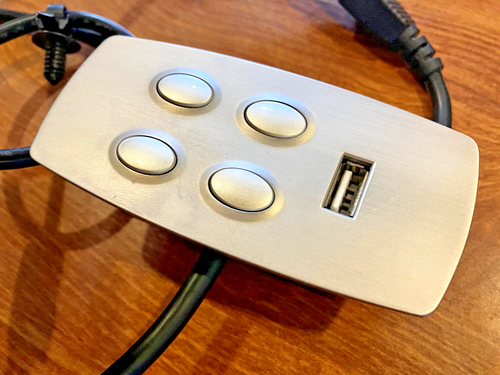 Used La-Z-Boy 10.000139 Recliner Couch Chair Buttons 80322 or 85907 w/ USB Port - Picture 2 of 6