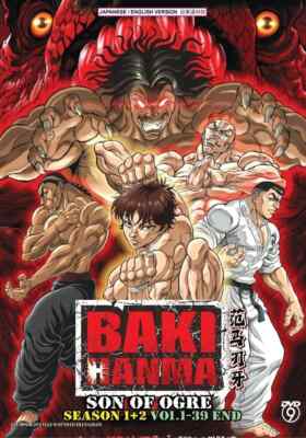 Baki Hanma:Son of Orge Season 1+2 (1-39End) Anime DVD English