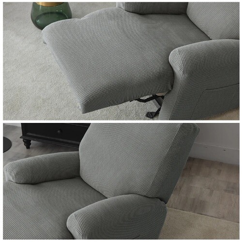 Knitted Elastic Relax Recliner Armchair Sofa Protector Covers Home Anti-Scratch - Picture 4 of 37