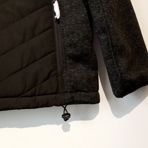 Apt 9 Full Zip Mock Neck Jacket Medium Black Fleece Lined MA13K 206RN NWT - Picture 5 of 10