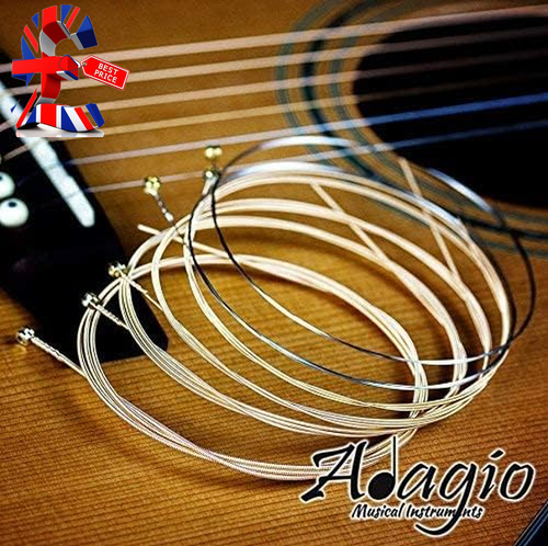 Professional Acoustic Guitar Strings Full Set/Pack - Gauge 10-47 Phosphor Bronze - Picture 2 of 12