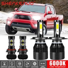 For Toyota Sequoia 2001-2007 4PC Combo 6000K LED Headlight Bulbs + Fog Light Kit