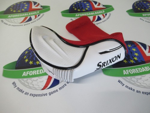 Cubierta de cabeza híbrida/rescate usada Srixon Z blanco/rojo/plateado/negro #2 - Imagen 1 de 2