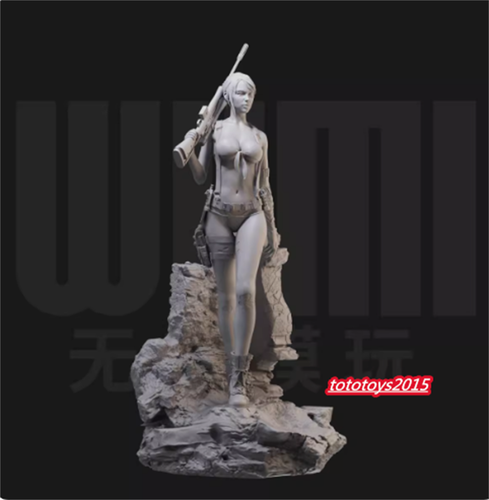 1/24 Quiet Sniper Sexy Ragazza Scena Oggetto di scena Minifigura Bambola Esposizione Statua Giocattolo - Foto 2 di 6