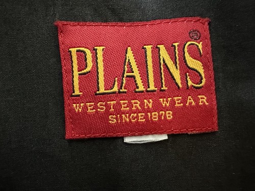 Plains Western Wear Shirt Mens 2X Large Black Long Sleeve Pearl Snaps - Picture 8 of 8