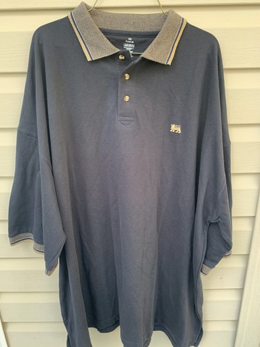 FOOD LION EMPLOYEE BLUE LANDMARK SHORT SLEEVE POLO SHIRT, EXTRA LARGE 4XL - Picture 2 of 5