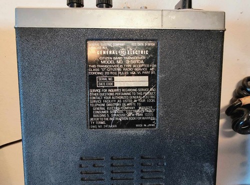 CB Radio Lot - Pace 123A - GE 3-5810A - Eversonic - Untested Parts or Repair - Picture 8 of 14