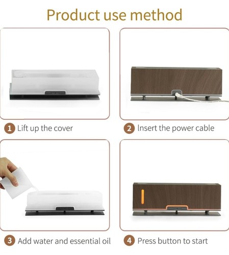 Diffuserlove Flame Diffuser Ätherisches Öl Diffuser 200ml Aroma Diffuser für... - Bild 4 von 6