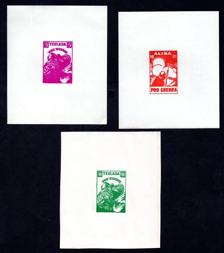 ESPAÑA 1934-1939 GUERRA CIVIL ESPAÑOLA NÚMEROS SIETE FICHAS DIFERENTES COMO NUEVAS Foto 2 de 3