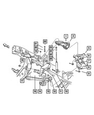 Genuine Mopar Jounce Bumper Front Suspension 52106122AA