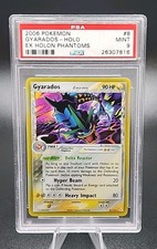 PSA 9 Mint 2006 POKEMON EX HOLON PHANTOMS #8 GYARADOS HOLO RARE 
