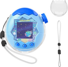 For Tamagotchi Paradise Clear Case with Lanyard, Body and Screen Guard for Tamag