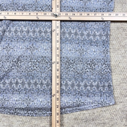 Kuhl Hoodie Shirt Damen XL grau blau geometrisch Pullover dünn leicht Wandern - Bild 8 von 9