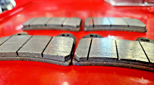 BREMBO FRONT USED BRAKE PADS SET TT2182FF  BREMBO 07.6708.72  #0387
