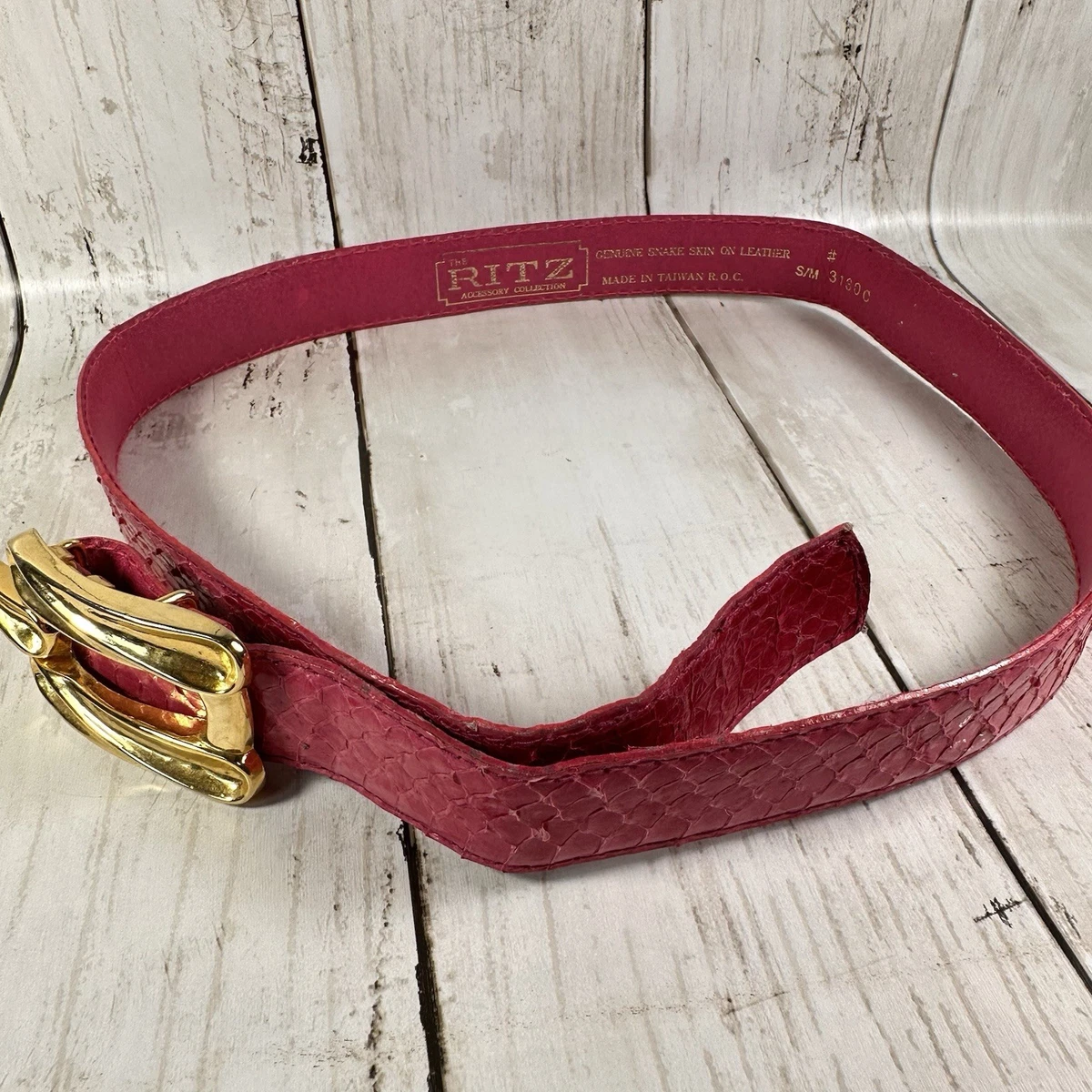 Snakeskin Pink Belts for Women for sale | eBay display picture 2