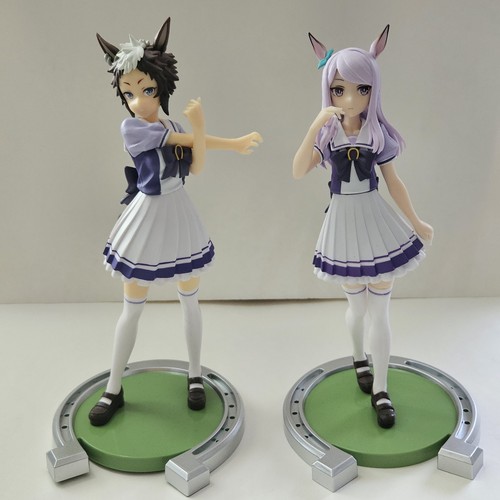LEGGI INCOMPLETO Uma Musume Pretty Derby Meijiro McQueen & Ryan Figurine Banpresto