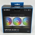 Lian Li UNI FAN AL120 RGB PC Case Fan - White Brand New