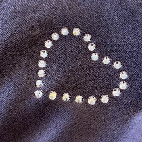 Veste à capuche zippée vintage Juicy Couture velours violet L strass coeur années 90 Y2K - Photo 13/16