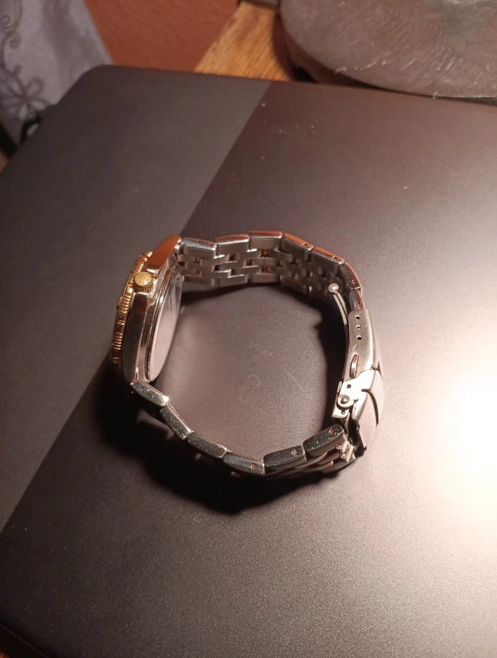 NASCAR 48 Jimmie Johnson 双色重型手表收藏品游戏时间全新电池 — 第 3/4 张图片