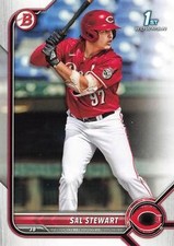 2022 Bowman Draft Paper Prospects #BD-122 Sal Stewart 1st Cincinnati Reds