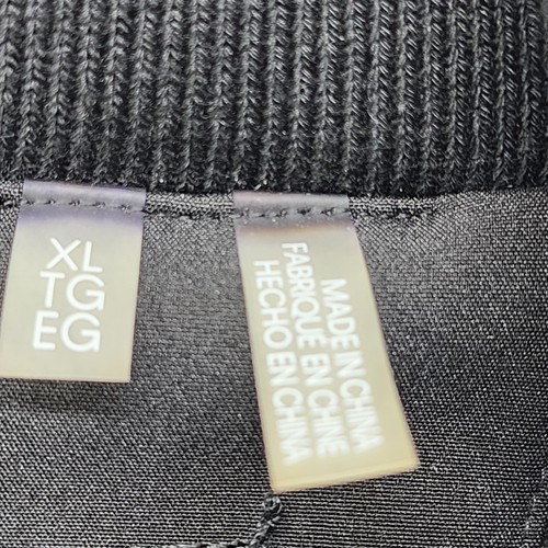 Calvin Klein Coat Mens XL Black Faux Fur Lined Soft Shell Jacket Full Zip Hooded - Picture 6 of 12