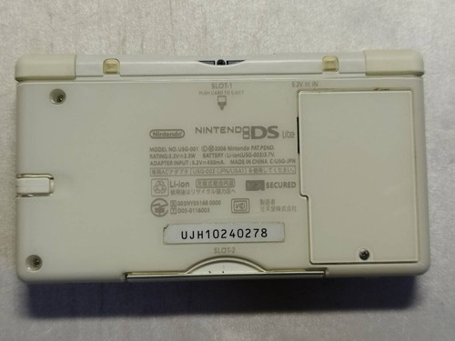 Nintendo DS Lite Crystal White Console Parts Missing Used - Picture 5 of 9