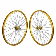 Se Bikes J24SG 29-Inch Gold Wheelset with Sealed Bearings & Double Wall Rim