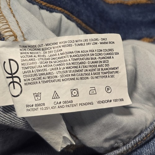 Gloria Vanderbilt Womens Amanda Jeans L 12-14 Midrise Straight Classic Med Wash - Bild 10 von 10
