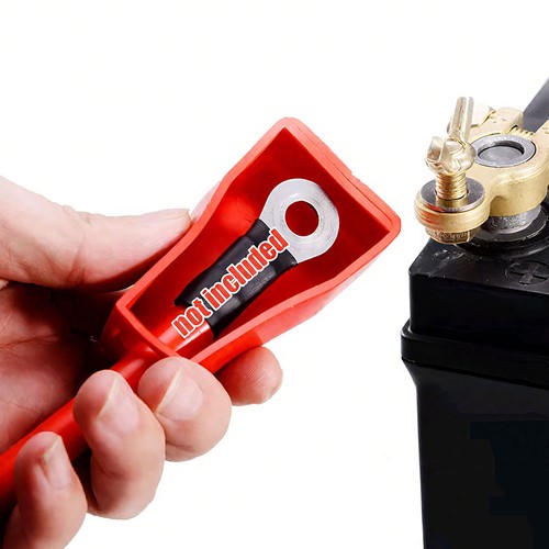2x Car Positive Battery Terminal Insulating Cap Cover Wire Connector Accessories - Picture 7 of 9