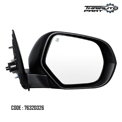 RH Right Side Mirror Black Manual For Mitsubishi Triton L200