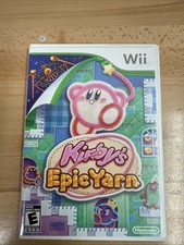 Kirby's Epic Yarn Nintendo Wii Complete CIB Tested