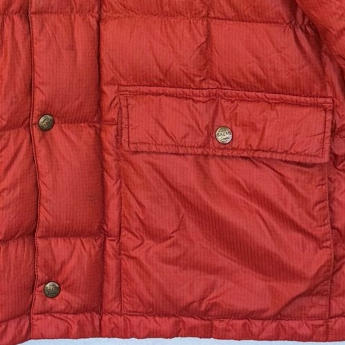 Abrigo Chaqueta acolchada naranja empaquetable 2XL vintage Eddie Bauer para hombre - Imagen 5 de 13
