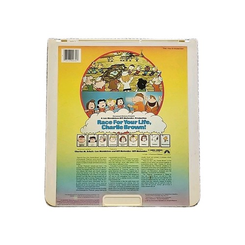 Race For Your Life Charlie Brown RCA Selectavision CED Videodisc - Picture 2 of 2