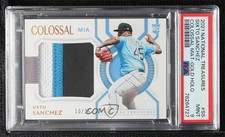 2021 Panini National Treasures Holo Gold /25 Sixto Sanchez PSA 9 MINT Rookie RC